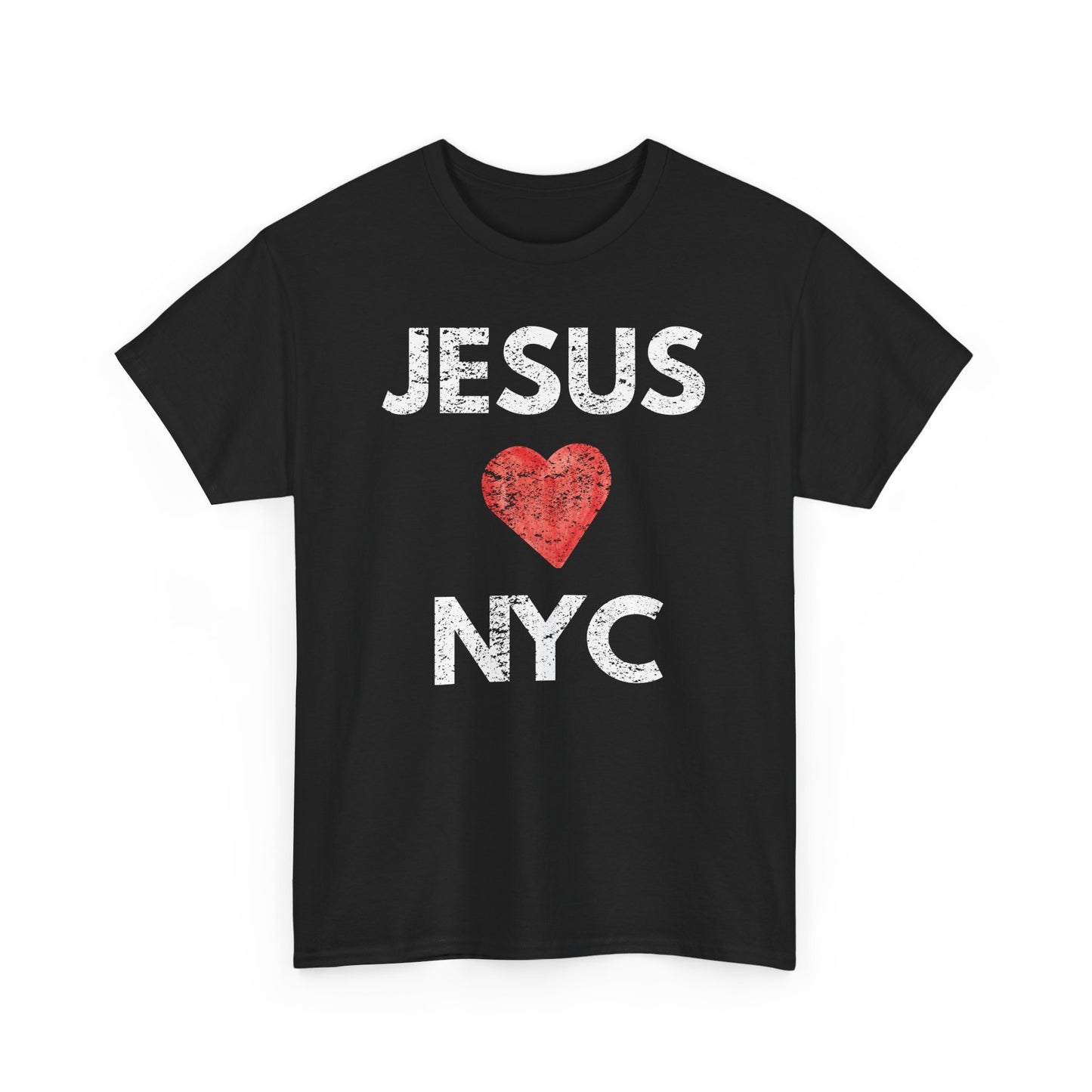 JESUS (HEART) LOVES NYC T-Shirt