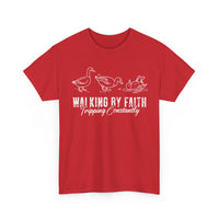 Load image into Gallery viewer, Walking By Faith. Tripping Constantly. Ducks. T-Shirt
