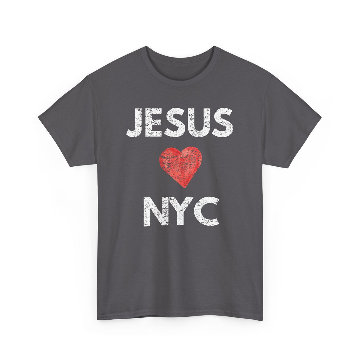 JESUS (HEART) LOVES NYC T-Shirt