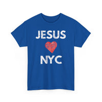 Load image into Gallery viewer, JESUS (HEART) LOVES NYC T-Shirt
